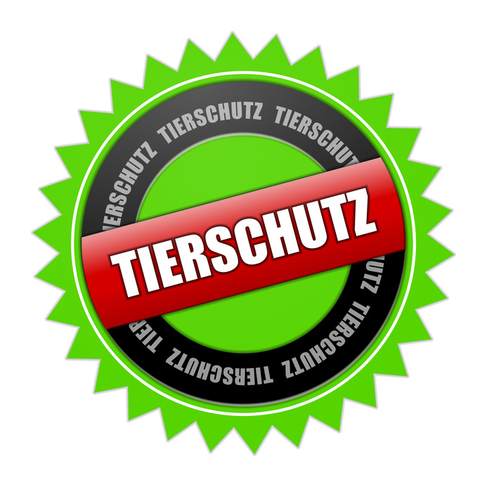 tierschutz plakette grün